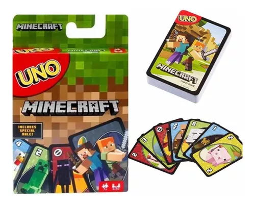 JOGO UNO MINECRAFT - Comprar em Mig's Presentes