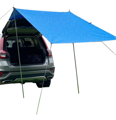 Carpa Trasera Automovil Portatil Para Proteccion Al Aire X