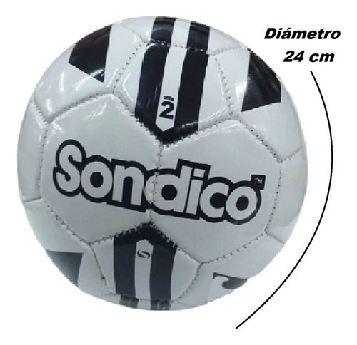 Imagen 3 de 4 de Pelota De Cuero Futbol N 2 Nenes Playking