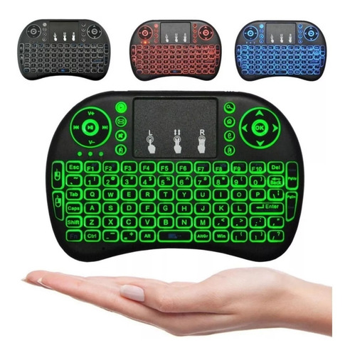 Mini Teclado Retroiluminado Smart Pc Ps3 Ps4 Smart Tv Box