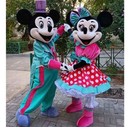 Disfraz De Lujo Muñecote Show Infantil Minnie Mickey  Mouse 