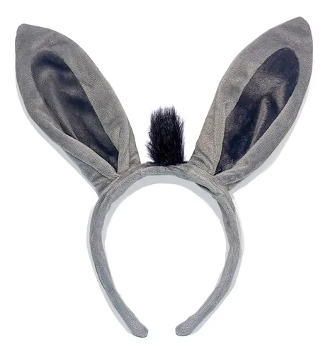Set De Accesorios De Disfraz De Burro – 4 Piezas: Orejas, Cola, Nariz Y Pajarita, Disfraz Animal Para Niños Y Adultos, Ideal Para Halloween Y Carnaval