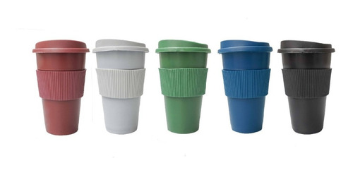 Imagen 5 de 7 de 10 Vasos Térmico Tipo Starbuck Mug 300 Ml Tapa Faja Souvenir