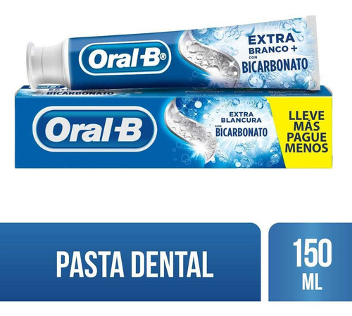 Pack X 6 Unid. Pasta Dental Oral-b Bicarbonato De Oral B