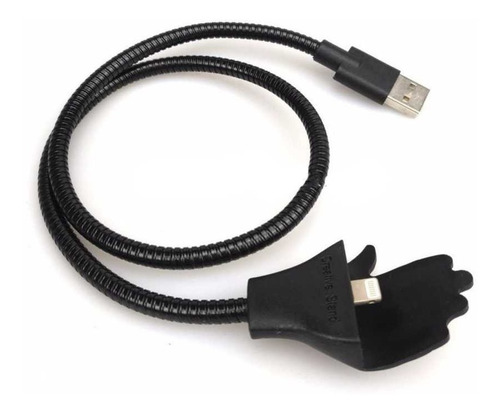 Cable Para iPhone, iPad Tipo Lightning Flexible Metálico