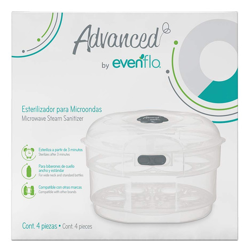 Esterilizador Para Microondas A Base De Vapor Advanced Evenf