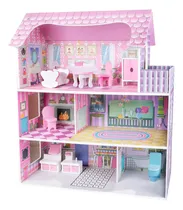 Comprar Casa Casita P\u002F Muñecas Grande En Madera C\u002F Muebles - El Rey