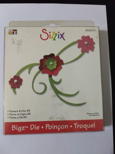 Scrapbook - Cortantes Sizzix - Flores Adorno