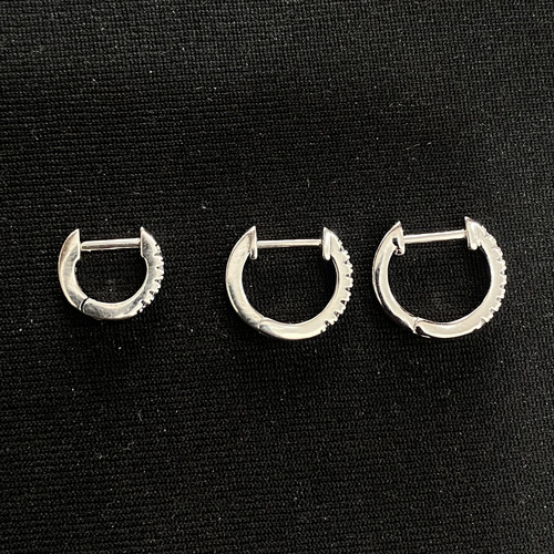 Trio De Argolinhas 6mm/9mm/1cm Em Prata Legítima 925