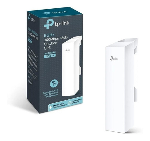 Enlace Internet Tp-link Cpe510 Punto A Punto 15km 5.8ghz