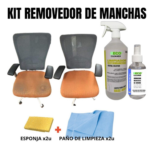 Imagen 2 de 3 de Kit Limpiador Quitamanchas Y Removedor De Tintas