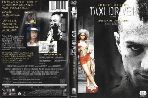 Taxi Driver Dvd Robert De Niro Cybill Shepherd Jodie Foster