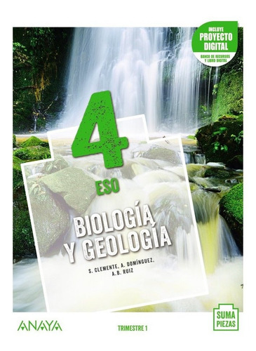 Biologia Y Geologia 4., De Clemente Roca, Silvia. Editorial Anaya Educación, Tapa Blanda En Español
