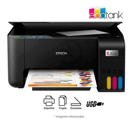 Imagen 5 de 6 de Impresora Multifuncional Epson L3210 Tinta Continua Usb