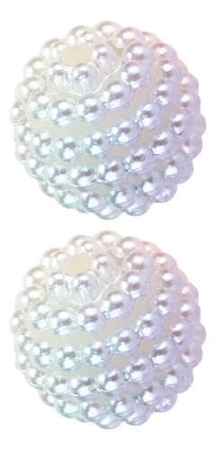 Perlas De Plástico, 200 Unidades, Color Perla, Color Perla,