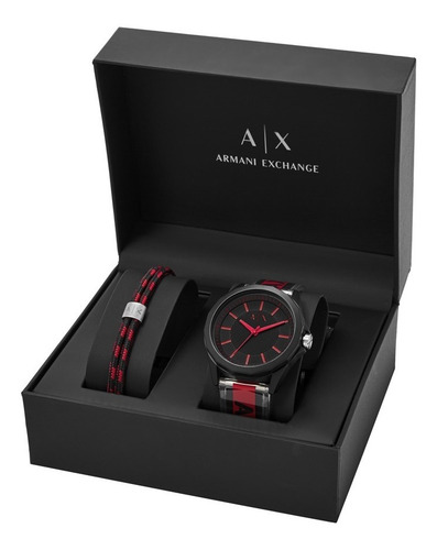 Relógio Armani Exchange Drexler Masculino Preto Ax7113/k8pn