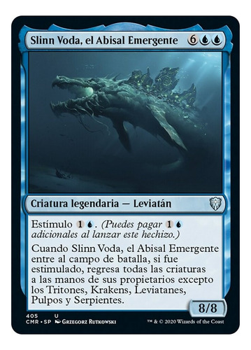 Mazo Commander Sea Monsters - Cartas Magic The Gathering