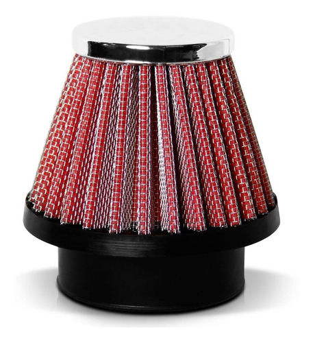 Filtro Esportivo 50mm Honda Cb 300r 2009 A 2015 Vermelho