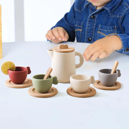 Juego De Té Para Niñas Pequeñas, Hora Del Té Con Base