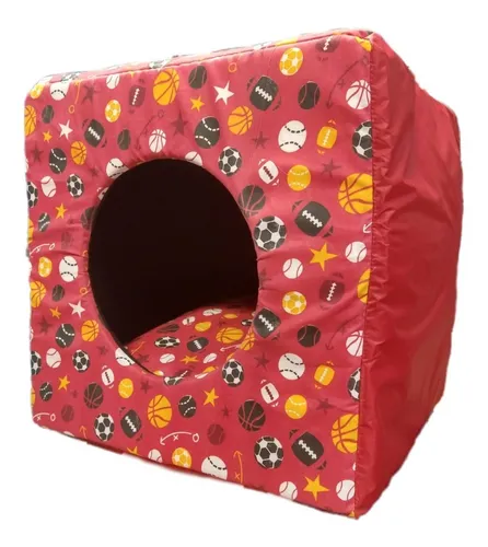 Cucha Cubo Cama 3 En 1 De 40 X 40 Para Gatos Y Perros
