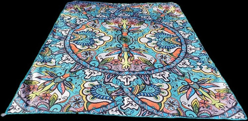 Imagen 8 de 8 de Manta Lona Playa Grande Impermeable C/ Correa Naturalpillow