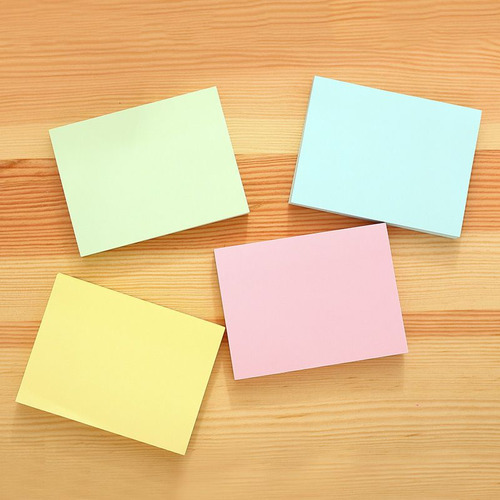 4 Uds 7.6x10 Cm Notas Adhesivas Para Oficina Escuelas