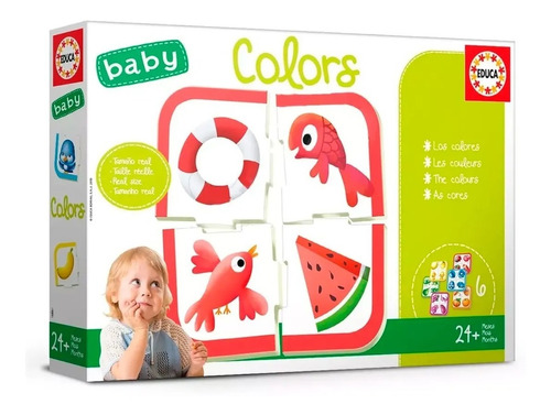 Puzzle Rompecabeza Didáctico Aprender Colores Educa Niños