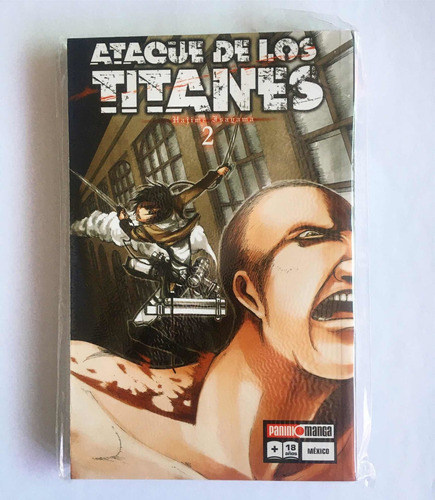 Imagen 1 de 1 de Manga Ataque De Los Titanes N2 Panini En Español