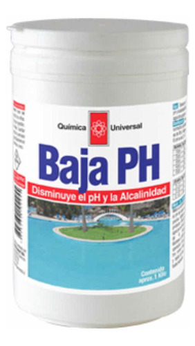 Baja Ph Y Alcalinidad Para Piscina Quimica Universal 1 Kg