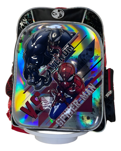 Kits De Mochilas Ruz Primaria Spiderman Mochila Gris Hombre Araña