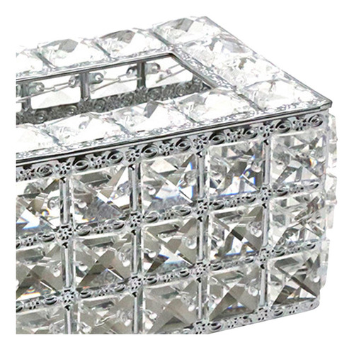 Cubierta Para Caja De Pañuelos De Cristal