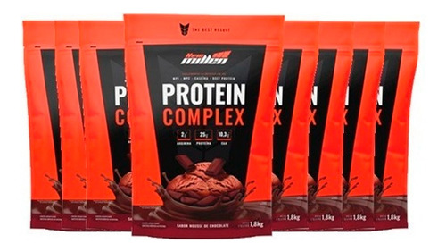 Combo - 8x Protein Complex Premium - 1800g Cada - New Millen Sabor Chocolate