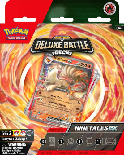 Pokemon Tcg Deluxe Battle Deck Ninetales Ex Baraja Español 