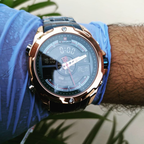 Relógio De Luxo Naviforce 9170
