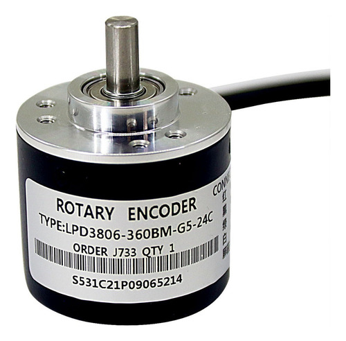 Encoder Incremental Rotativo 360 Pulsos 6mm Dc5/24v