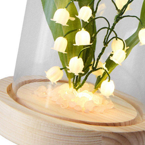Luz Nocturna Con Forma De Flor De Lirio De Los Valles, Con F