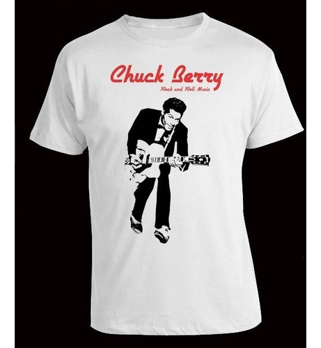 Chuck Berry Remeras Estampadas Serigrafía