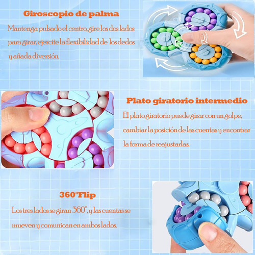 Juguetes Giratorios De Frijol Mágico, Cubo Mágico De Seis