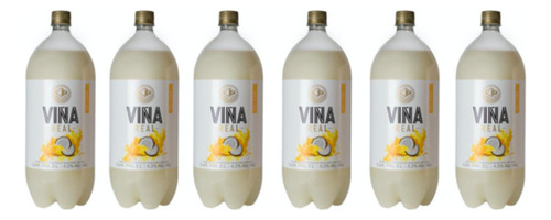 Pack De 6 Cooler Viña Real Piña Colada 2 L