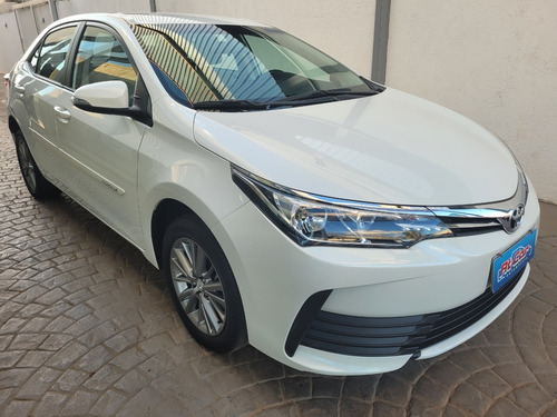Imagem 3 de 13 de Corolla Gli Uper 1.8 Automatico Flex 2018/2019 Branco