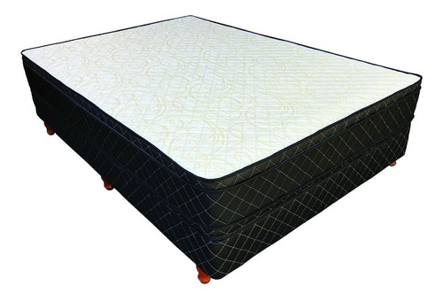 Sommier Aruma Espuma Mora 2 1/2 plazas 190cmx140cm beige y negro