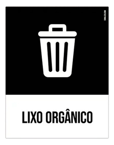 Kit de 10 letreros con forma de icono, residuos orgánicos