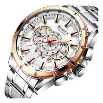 Comprar Reloj Curren 8363 Hombre Plata Acero Inoxidable