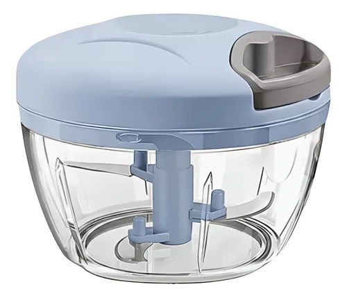 Mini Processador Triturador Manual De Alimentos Alho Cebola 500ml...