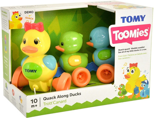 Imagen 2 de 6 de Arrastre Patitos Didactico Con Sonido Familia Tomy 92114 Edu