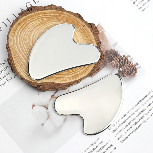 Herramientas Faciales Gua Sha Telkeen De Acero Inoxidable An
