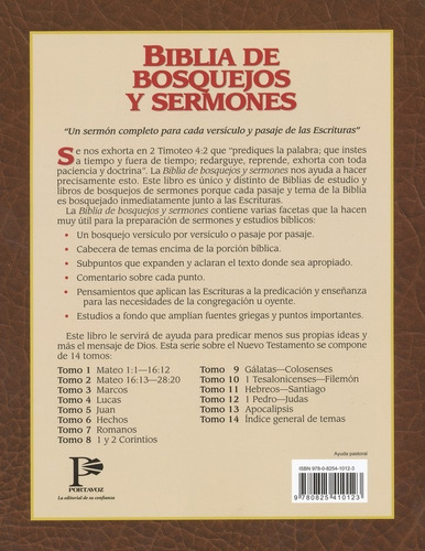 Biblia De Bosquejos Y Sermones: Romanos ( Tomo 7 )