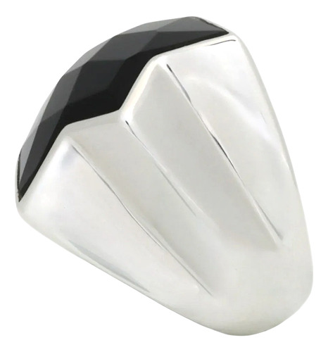 Anillo Tous Tulipan De Onix En Plata 925 9,6 G Numero 5,5 Plata 5,5 (Usado)