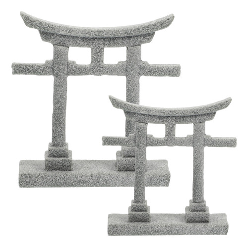 Figura De Piedra Torii Para Manualidades Con Micropaisajes,