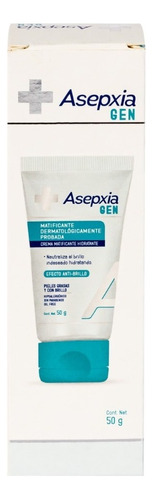 Asepxia Gen Crema Matificante Anti-brillo Hidratante 50g